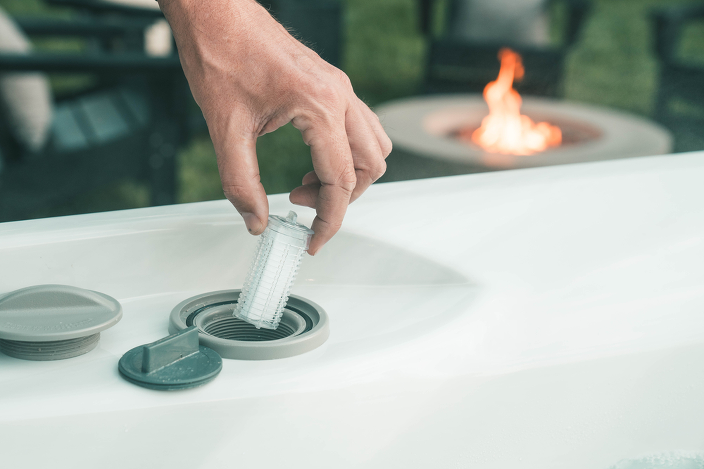 how do you clean hot tub jets