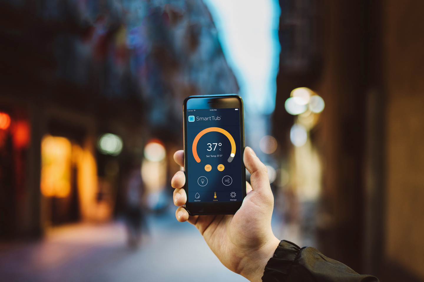 hot tub app, app for hot tub